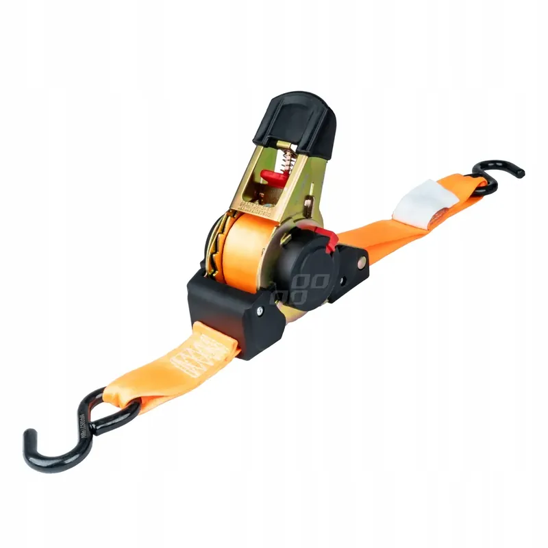 Pas transportowy z automatycznym zwijaczem 1000kg 1T 38mm 4m S-TYPE AMIO-03 Wyprzedaż