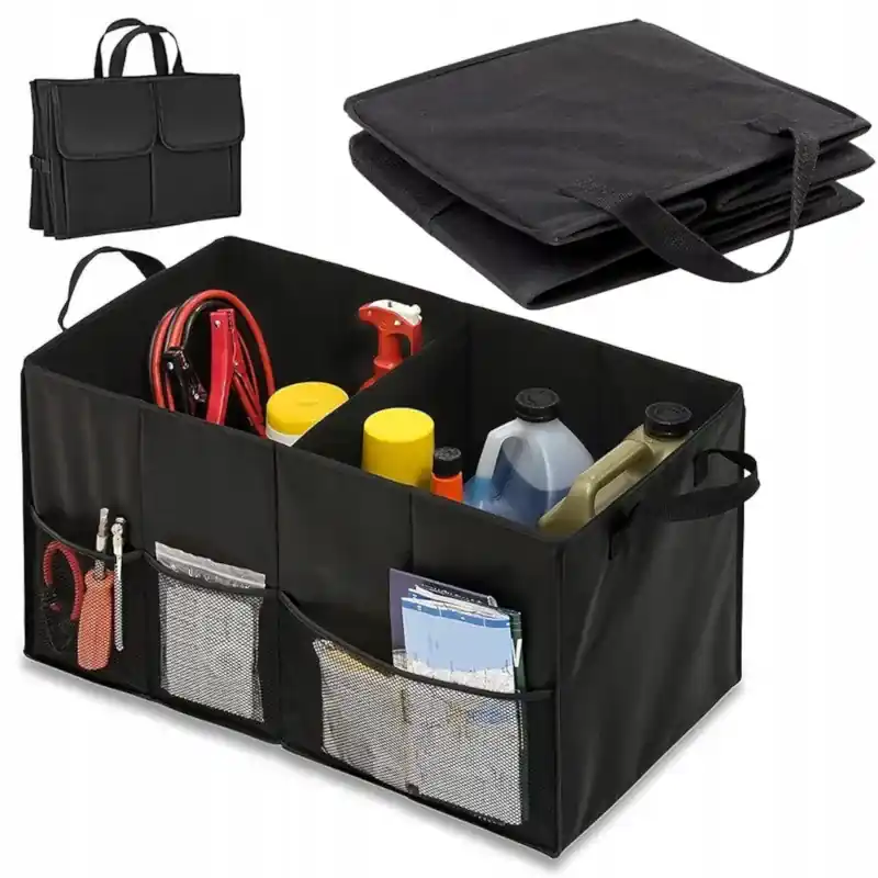 Ekspresowa dostawa Organizer torba do bagażnika samochodu auta kufer 2 komory przestronna