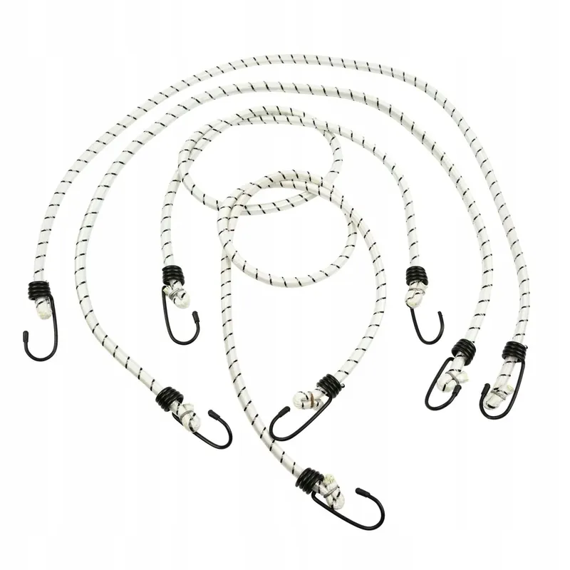 GUMY BAGAŻOWE ELASTYCZNE TRANSPORTOWE LINKI 4szt 10mm 100cm Rabat