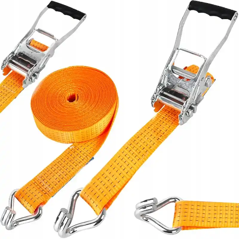 PAS TRANSPORTOWY 4M/50MM/5T ŚCIĄGAJĄCY Z RĄCZKĄ 5000 KG LAWETA GS TUV MOCNY Wysoka jakość