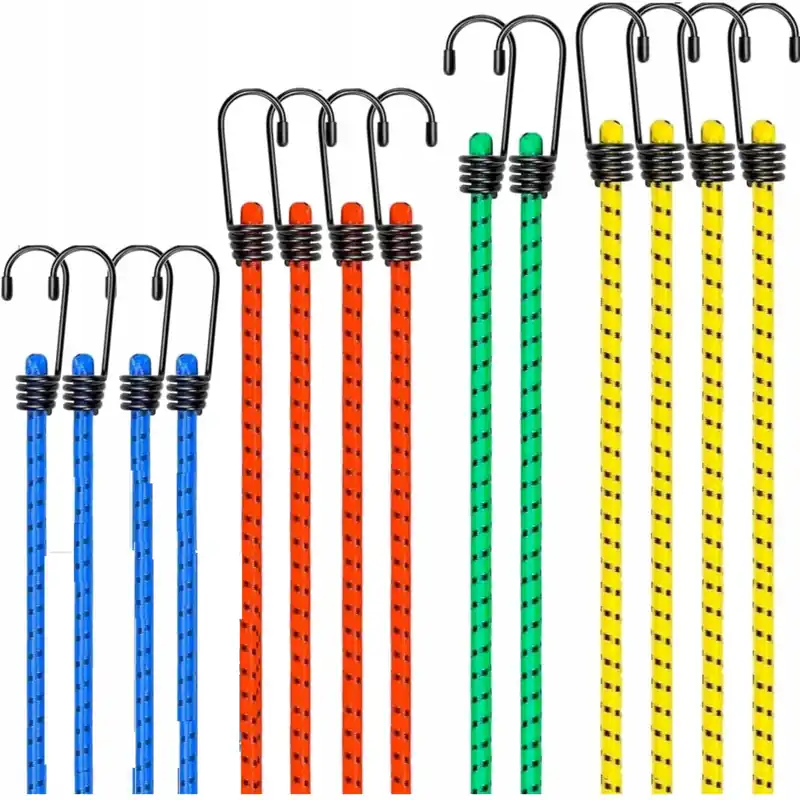 Ekspresowa dostawa GUMY TRANSPORTOWE BAGAŻOWE LINKI MOCNE ZESTAW 12 ElementÓW