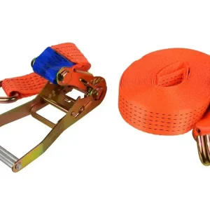 Bezpieczna płatność Pas transportowy z grzechotką 10m 5T 50mm do zabezpieczenia ładunku