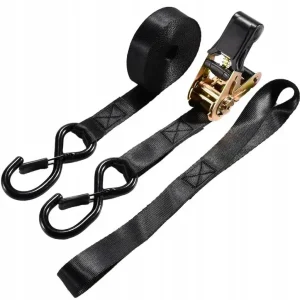 Premium Pasy Transportowe Z Napinaczem 4 Sztuki Pasy Mocujące 4,5m