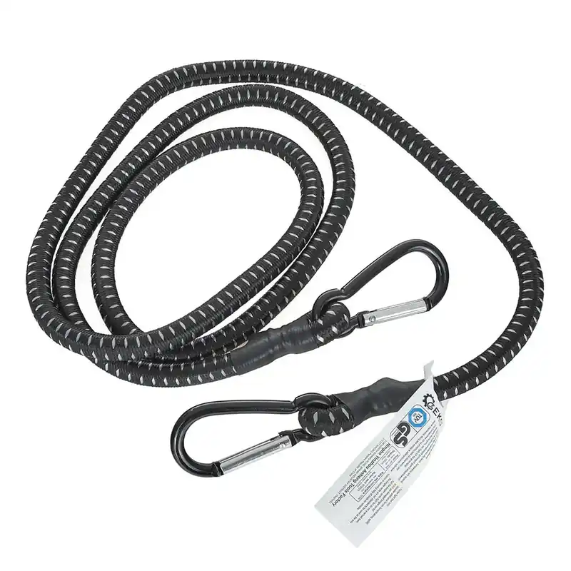 Ekspresowa dostawa Guma transportowa do bagażu + karabińczyki GEKO G02343 10mm x 150cm