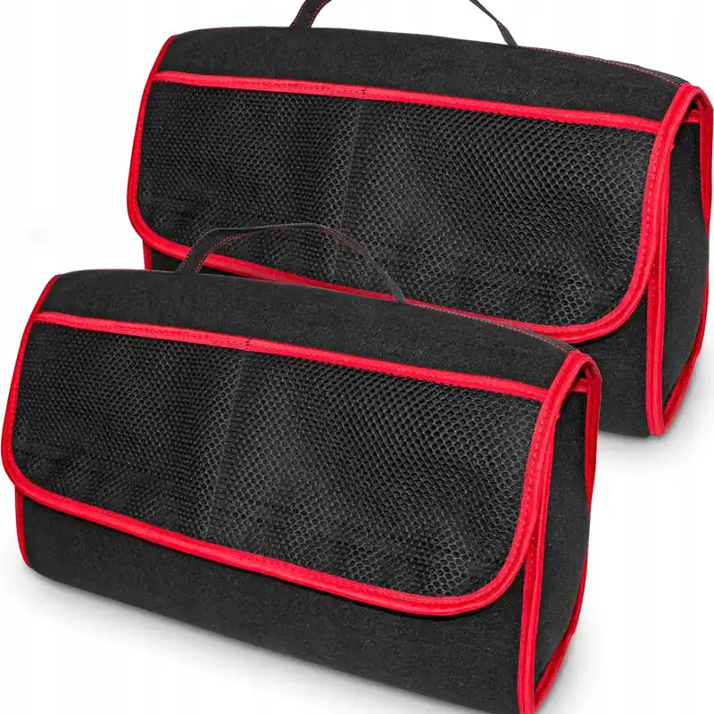 2x Torby Do Bagażnika Auta Duży Organizer Kuferek Torba Zamykana Na Rzep Ekspresowa dostawa