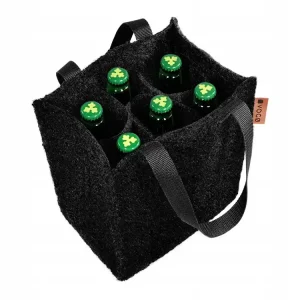 Darmowa dostawa Torba VOGO na 6 butelek piwo woda welur premium