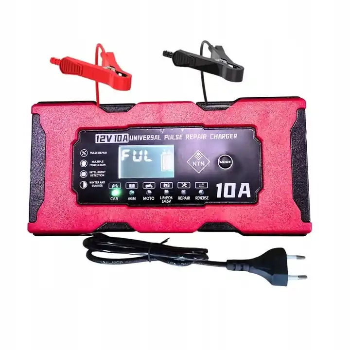 Wyprzedaż Prostownik Samochodowy Automatyczny z funkcją naprawy akumulatorów 12V 10A