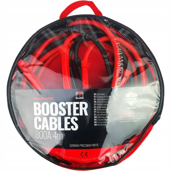 Zwrot pieniędzy PRZEWODY ROZRUCHOWE DO AKUMULATORA 800A 4M GRUBE KABLE SOLIDNE