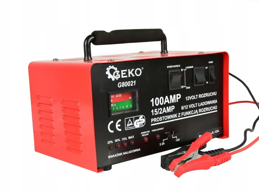 Zwrot pieniędzy Prostownik z rozruchem 100A 6/12V