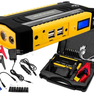 URZĄDZENIE ROZRUCHOWE JUMP STARTER BOOSTER 12V 7W1 Wyprzedaż