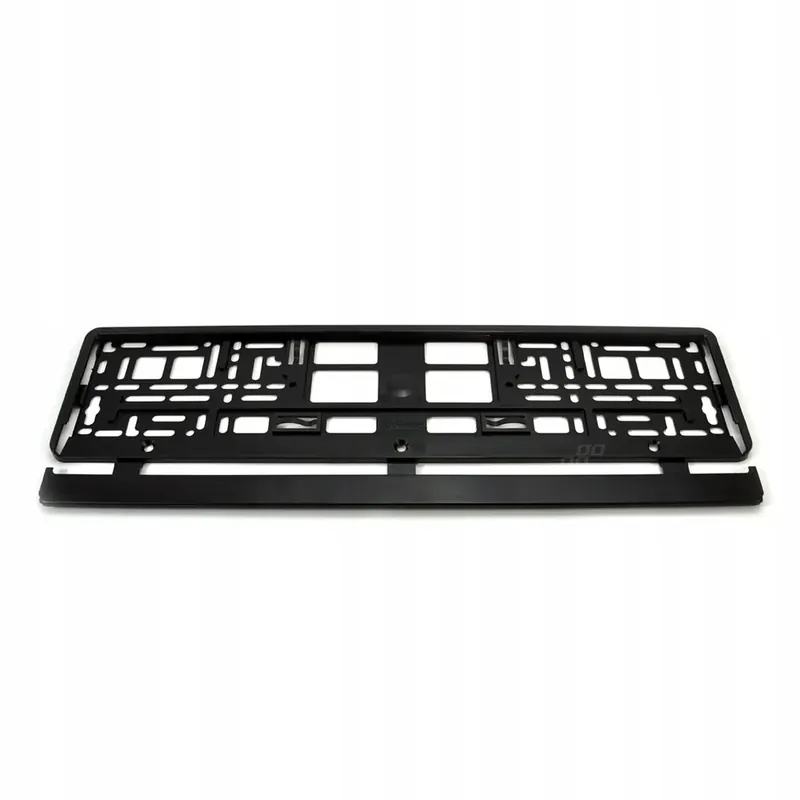 Szybka dostawa Ramka tablicy rejestracyjnej czarna elastyczna bez opakowania AMIO-01642