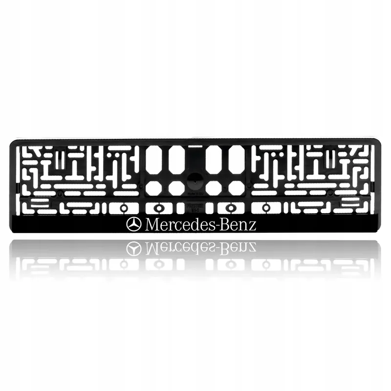 Bezpieczna płatność 2 x Ramka na Tablicę Rejestracyjną do Twojego Samochodu LOGO MERCEDES
