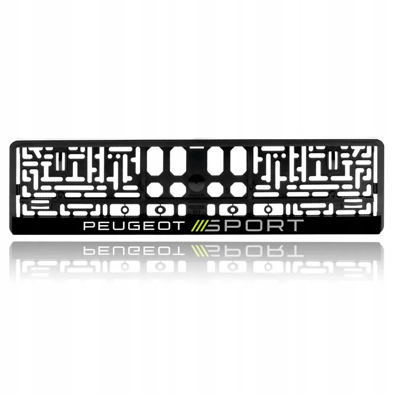 2 x Ramka na Tablicę Rejestracyjną do Twojego Samochodu LOGO PEUGEOT 2 Ekspresowa dostawa