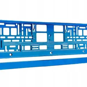 Ramka na tablicę rejestracyjną metalizowana, niebieska Kup teraz