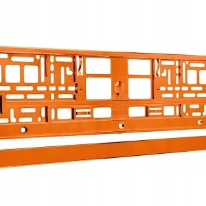 Oferta limitowana Ramka na tablicę rejestracyjną pomarańczowa