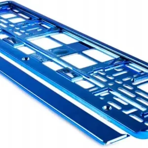 Oferta Ramka tablicy rejestracyjnej metalizowana niebieska AMIO-03174