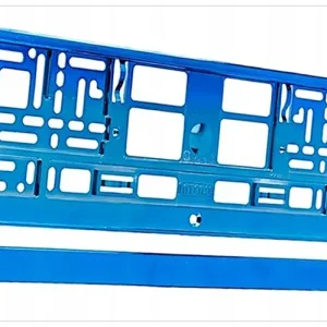 B0A56 RAMKA NA TABLICĘ REJESTRACYJNĄ NIEBIESKA 87186 Darmowa dostawa