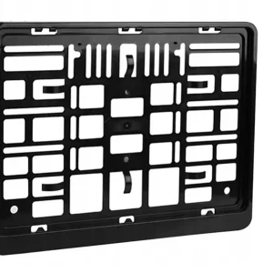 Wysoka jakość DWURZĘDOWĄ RAMKA NA TABLICĘ REJESTRACYJNĄ DWURZĘDOWA CZARNA