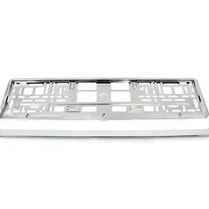 RAMKA TABLICY REJESTRACYJNEJ SREBRNA METALIZOWANA NOWA Kup teraz