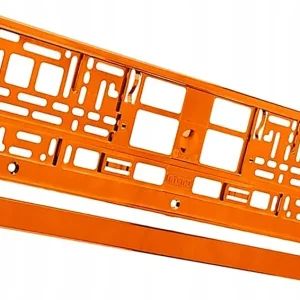 Oferta RAMKA NA TABLICĘ REJESTRACYJNĄ POMARAŃCZOWA X9Q24