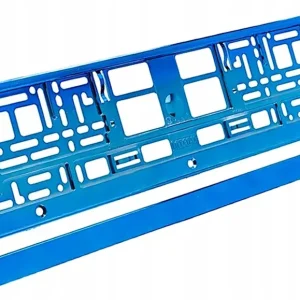 Niska cena RAMKA NA TABLICĘ REJESTRACYJNĄ NIEBIESKA E3V19