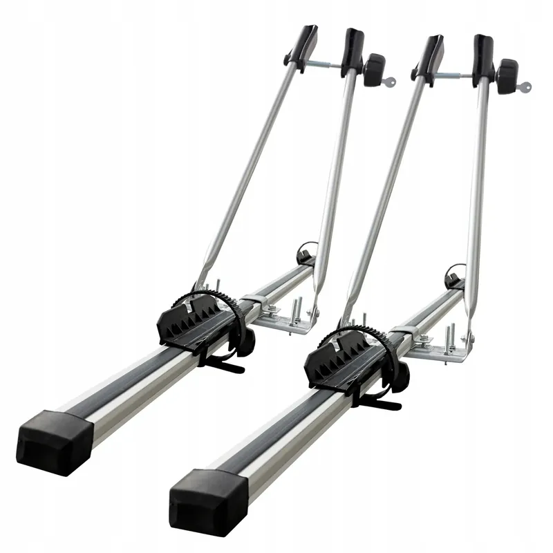 2 Bagażniki dachowe na ROWER belka aluminiowa uchwyt rowerowy zamykany AMOS Ekspresowa dostawa