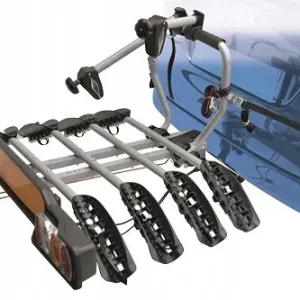 Promocja Bagażnik uchwyt rowerowy platforma rowerowa na hak SIENA 4 rowery ODCHYLANY