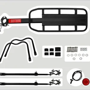 Zwrot pieniędzy Bagażnik rowerowy tylny 50kg uniwersalny aluminium ROWER (ZR60)