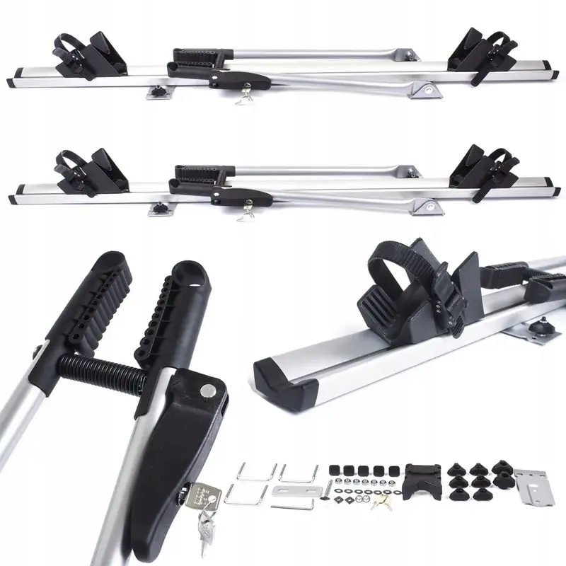 2X Bagażnik uchwyt rowerowy AMOS TOUR na dach ALUM Tani