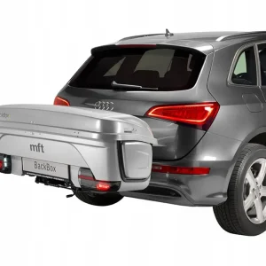 Ekspresowa dostawa Box na hak MFT Silver Box 300l + platforma