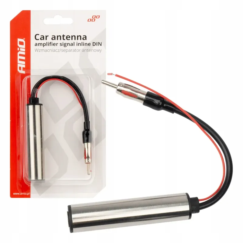 Wzmacniacz sygnału separator antenowy prosty DIN AMIO-04132 Popularny