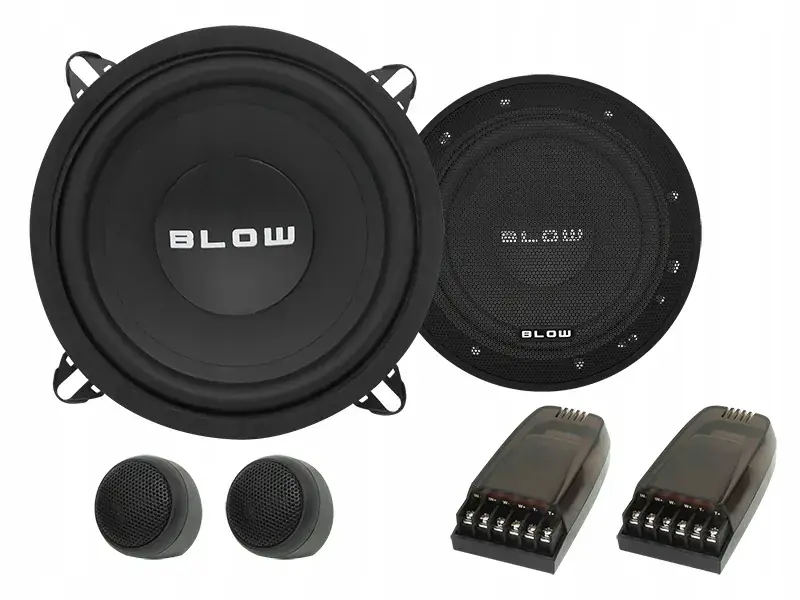 Blow VR-130 Głośniki samochodowe 13cm / 130mm System zwrotnice + maskownice Wyprzedaż