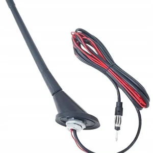 Autentyczny K6D96 ANTENA SAMOCHODOWA DO RADIA GUMOWA ZE WZMACN