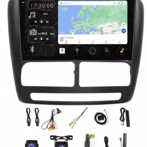 Niska cena RADIO NAWIGACJA ANDROID CARPLAY BT WIFI FIAT DOBLO 2010-2015 4GB 64GB SIM