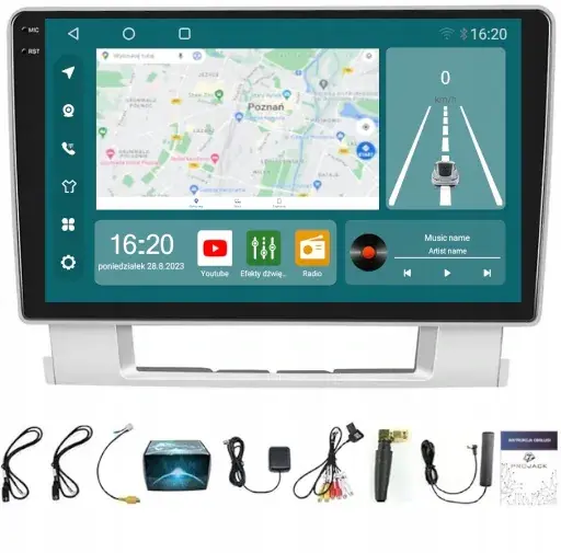 Autentyczny RADIO NAWIGACJA CARPLAY ANDROID OPEL ASTRA J 2009-15 WIFI 256GB SIM