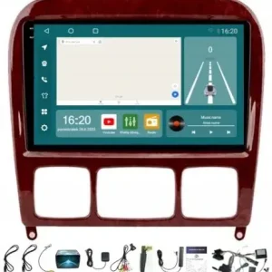Zwrot pieniędzy RADIO NAWIGACJA MERCEDES W220 1998-2005 CARPLAY ANDROID AUTO 8/256GB SIM