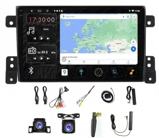 Darmowa dostawa RADIO NAWIGACJA CARPLAY ANDROID SUZUKI GRAND VITARA 05-14 4GB 64GB SIM