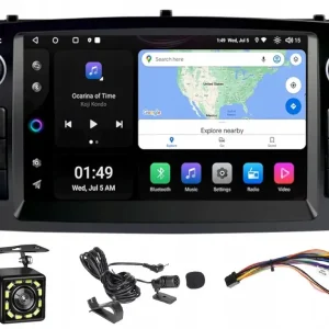 Kup teraz RADIO GPS ANDROID TOYOTA COROLLA E12 2001-2009 CARPLAY USB WIFI 4/64GB