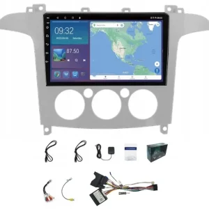 Oryginalny RADIO NAWIGACJA GPS FORD SMAX GALAXY CARPLAY ANDROID AUTO 2GB 64GB