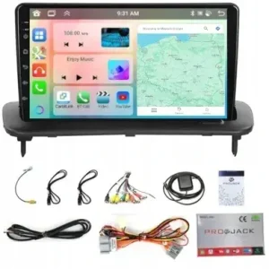 Autentyczny RADIO GPS ANDROID VOLVO S40 C30 C70 V50 2004-2012 CARPLAY WIFI USB 4GB 64GB