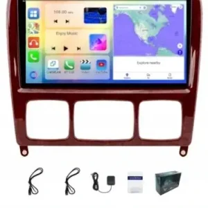 Niska cena RADIO NAWIGACJA CARPLAY MERCEDES W220 1998-2005 WIFI ANDROID 4GB 64GB