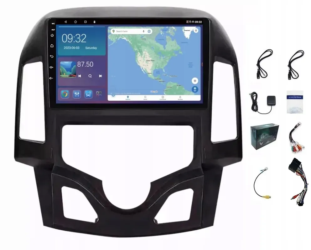 Zamów teraz RADIO NAWIGACJA GPS HYUNDAI I30 2006-2012 CARPLAY ANDROID AUTO 2GB 64GB