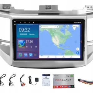 Autentyczny RADIO GPS ANDROID HYUNDAI TUCSON 2015-2018 CARPLAY WIFI USB BT 4/64GB