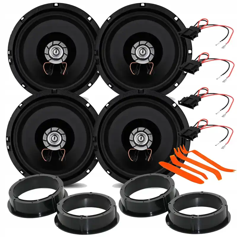 Oryginalny 4 GŁOŚNIKI VW BORA GOLF 4 6 JETTA PASSAT B5 POLO 5 6 SHARAN PRZÓD TYŁ