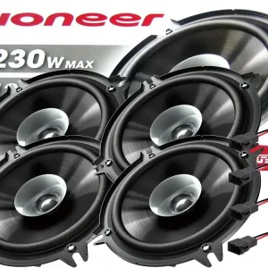 Autentyczny PIONEER 4 GŁOŚNIKI RENAULT MEGANE 2 LAGUNA 2 SCENIC 2 PRZÓD + TYŁ