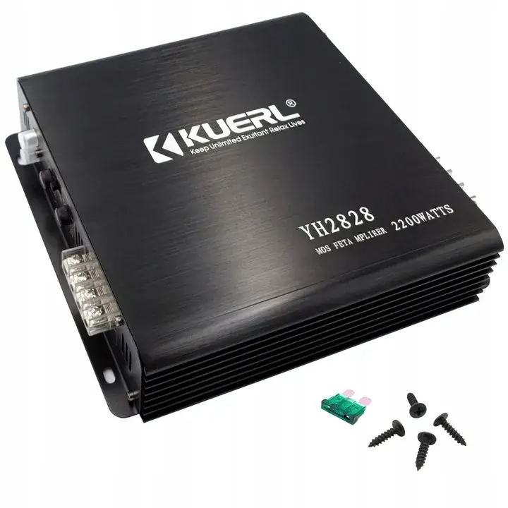 Zwrot pieniędzy MOCNY WZMACNIACZ SAMOCHODOWY 2 KANAŁY 1000W DO GŁOŚNIKÓW SUBWOOFERA TUBY