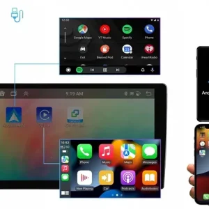 RADIO SAMOCHODOWE 2 DIN ANDROID AUTO CARPLAY 6GB RAM WIFI GPS RDS DSP FM 9" Nowość