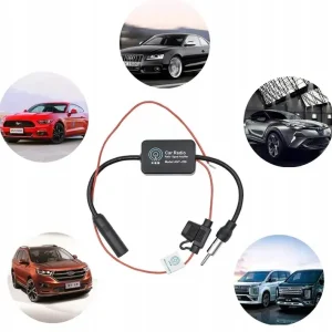 Wzmacniacz Antenowy do Radia Samochodowego Sygnału Radiowego AM FM Oferta