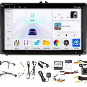 RADIO NAWIGACJA GPS ANDROID VW TOURAN 2003-2015 WIFI CARPLAY 4/64GB Tani