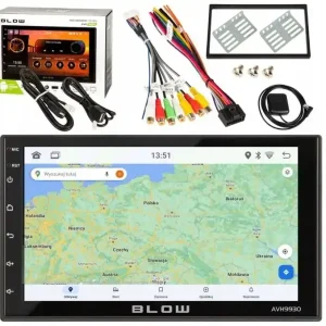 Oryginalny RADIO 2DIN NAWIGACJA GPS EU ANDROID GŁOŚNOMÓWIĄCY BLUETOOTH WiFi na PREZENT